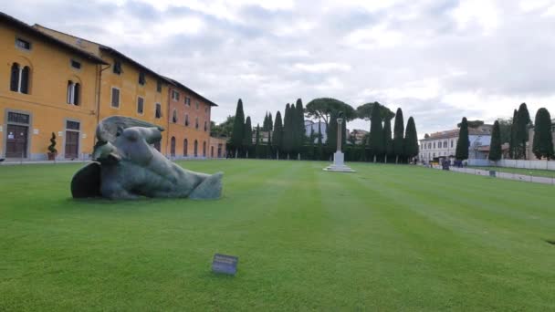 Arkitekturen i Pisa, Italien. — Stockvideo