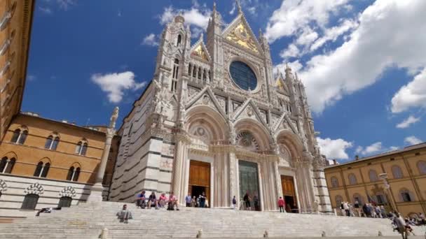 Arquitetura de Siena . — Vídeo de Stock