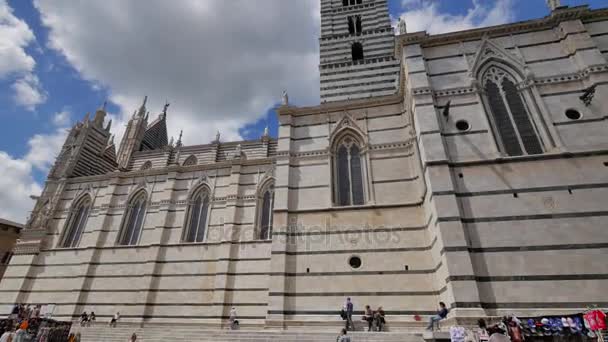 Architettura di Siena . — Video Stock