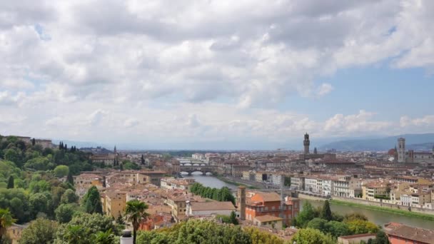 Архітектура міста Флоренція . — стокове відео