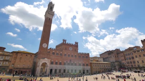 Arquitetura de Siena . — Vídeo de Stock