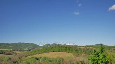 Tuscaony manzaralar.