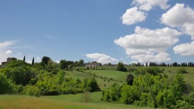 Tuscaony manzaralar.