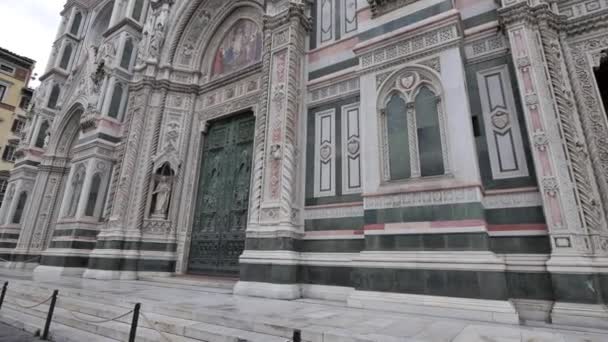 Architectuur van florence. — Stockvideo