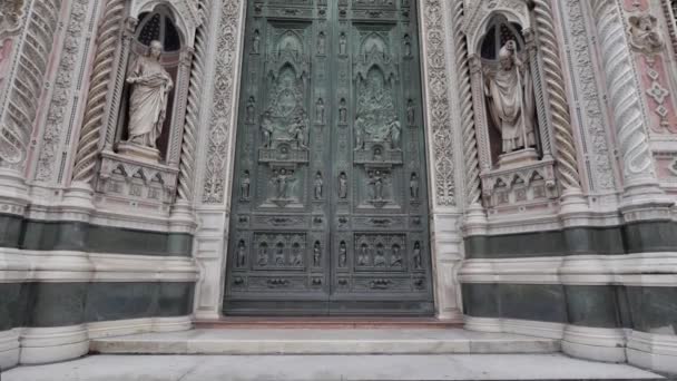 Architectuur van florence. — Stockvideo