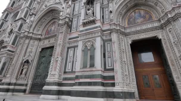 Architektur der Florenz. — Stockvideo