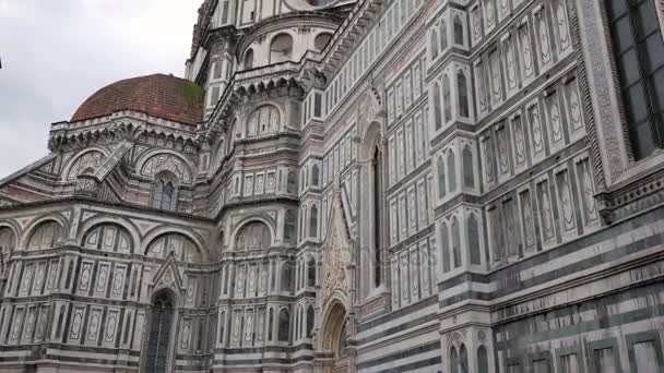 Architectuur van florence. — Stockvideo