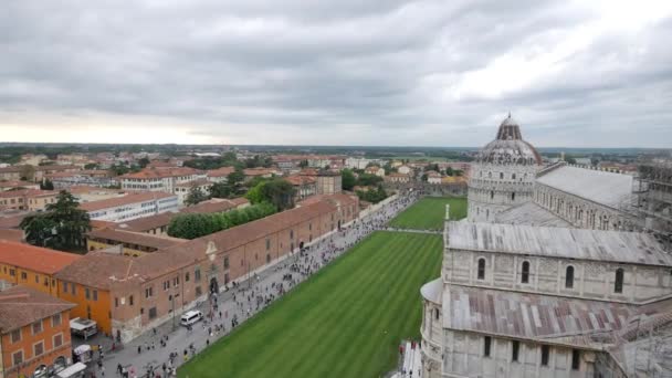 Architektur von Pisa. — Stockvideo