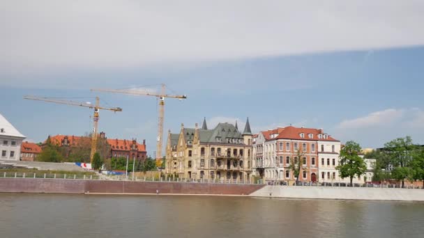 Panorama de Wroclaw, Polonia — Vídeos de Stock