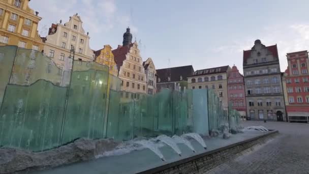 Arquitectura de Wroclaw . — Vídeo de stock