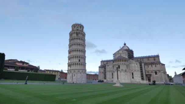 Arkitekturen i Pisa. — Stockvideo