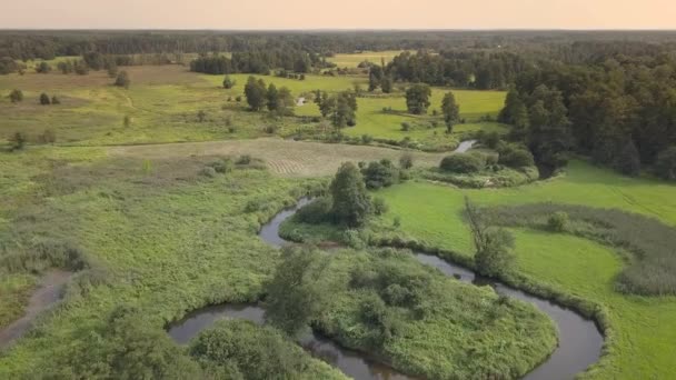 Luftaufnahmen von Nauter in Europa. — Stockvideo