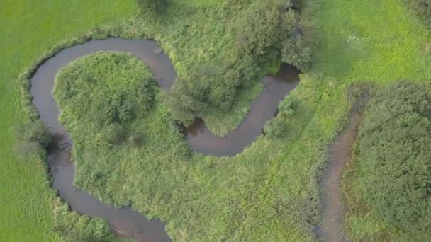 Images aériennes de nauteurs en Europe . — Video