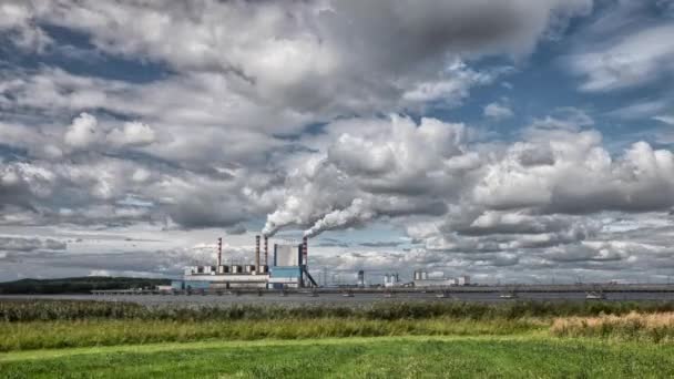 煤炭动力装置在欧洲. — 图库视频影像