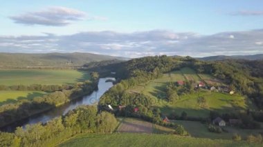 Avrupa peyzaj hava atış.