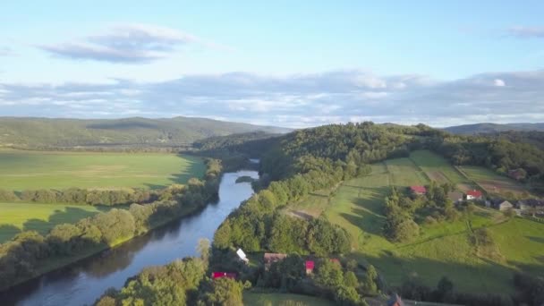 Vue aérienne du paysage européen .
