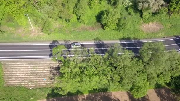 Foto Aerea Della Strada Europa — Video Stock