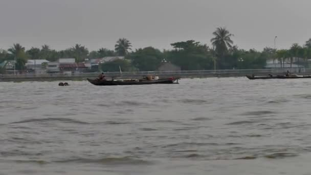 Delta Mékong Vietnam Vue Depuis Bateau — Video