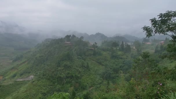 Hegyek Giang Tartományban Vietnam — Stock videók