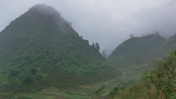 Hegyek Giang Tartományban Vietnam — Stock videók