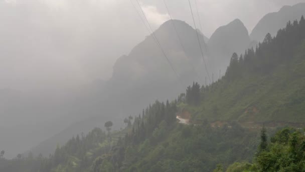 越南夏江省的山区 — 图库视频影像
