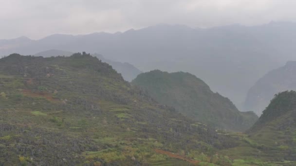 Βουνά Στην Επαρχία Giang Βιετνάμ — Αρχείο Βίντεο