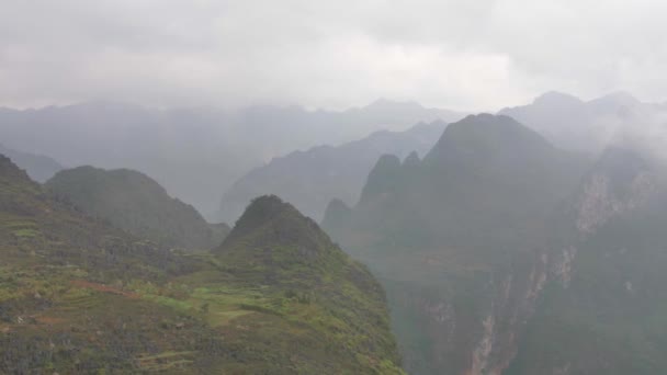 Berg Der Provinz Giang Vietnam — Stockvideo