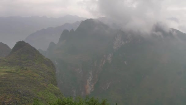 Berg Der Provinz Giang Vietnam — Stockvideo