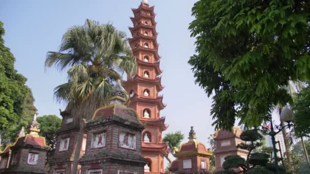 Pagode Tran Quoc Hanoi Vietnam — Video