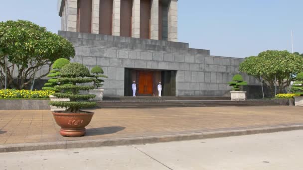 Mausoleo Chi Minh Hanoi — Video Stock
