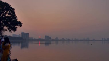 Ho Tay - Hanoi, Vietnam 'da büyük bir göl