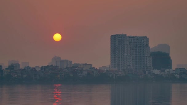 Tay Big Lake Hanoi Vietnam — Stock Video