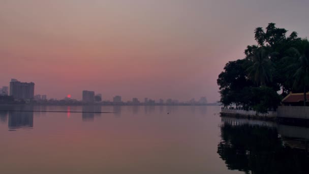 Tay Big Lake Hanoi Vietnam — Stock Video