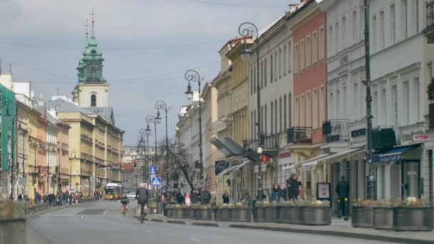 유럽의 도시에 알아보기 사람들 — 비디오