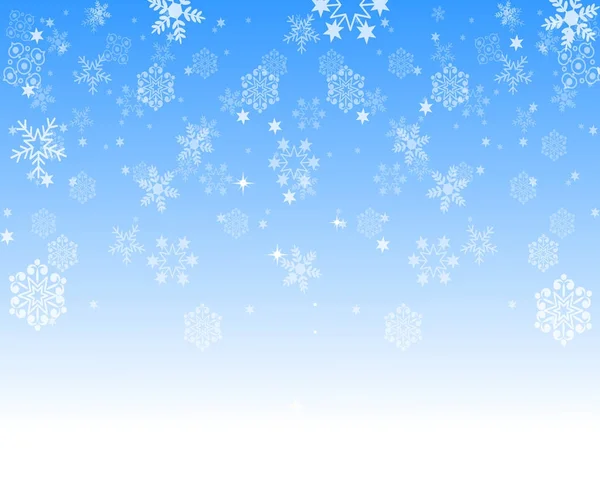 Sneeuwvlok Achtergrond Kerstmis Achtergrond — Stockvector