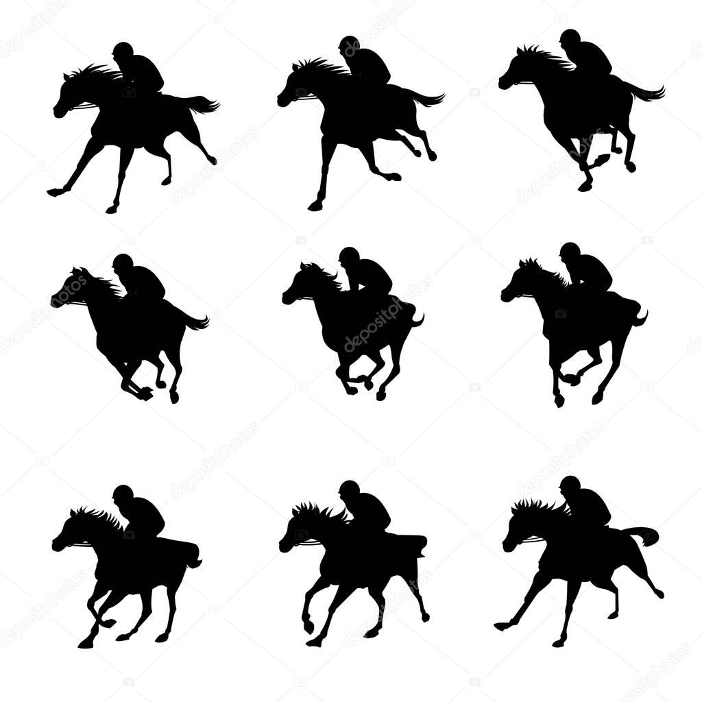 Horse Run Cycle, Animation Sprite sheets, jokey, Run cycle, Loop animation