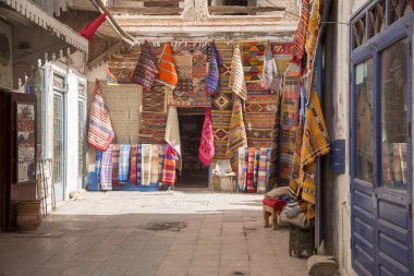 Essaouira eski şehir Çarşısı halı