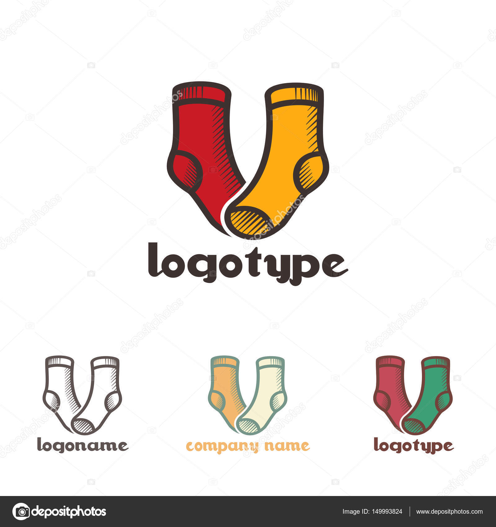 Socks Logo Images - img-Abedabun