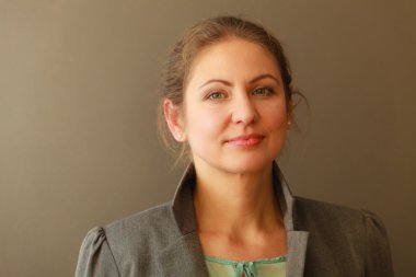 Olgun iş kadın portresi