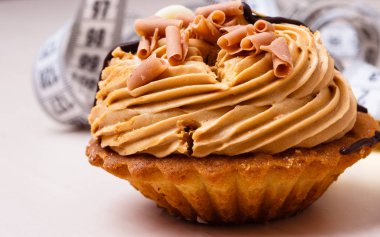 Tablo kasette ölçme ile cupcake