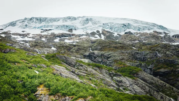 Glaciar Boyabreen em Noruega — Fotografia de Stock