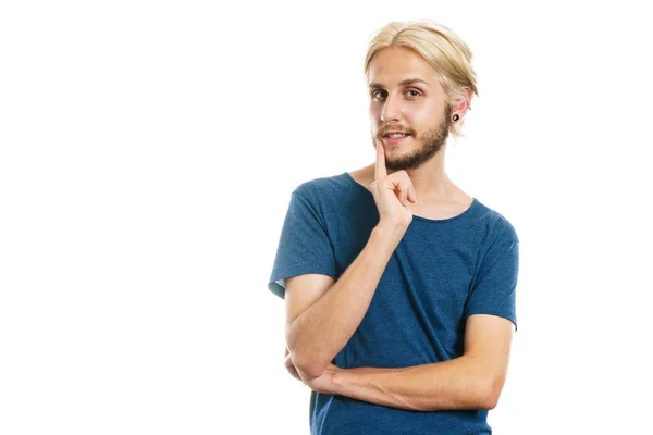 Portrait of young smiling man — Stock Photo, Image