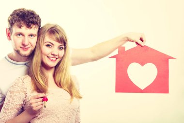 Mutlu çifti holding sembolleri.