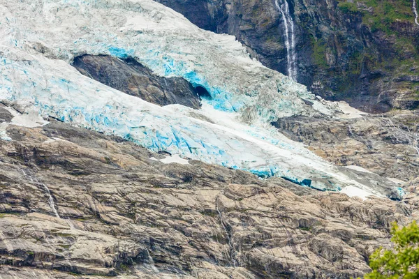 Glaciar Boyabreen em Noruega — Fotografia de Stock