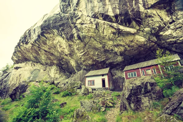 Casas Helleren en Jossingfjord, Noruega —  Fotos de Stock