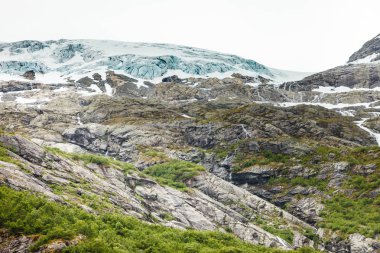 Norveç'te boyabreen Buzulu