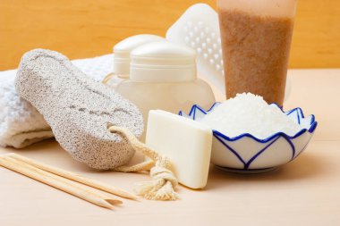 Pedikür aksesuarlar set araçları portre