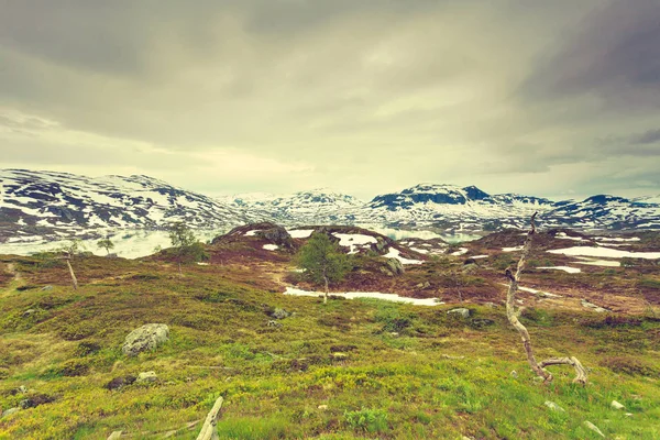 Norge natursköna bergslandskap. — Stockfoto