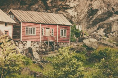Helleren evleri Jossingfjord, Norveç