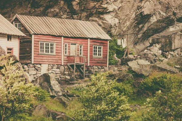 Dom Helleren w Jossingfjord, Norway — Zdjęcie stockowe